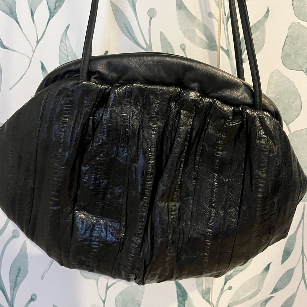 Vintage Sunco Eel Skin Bag